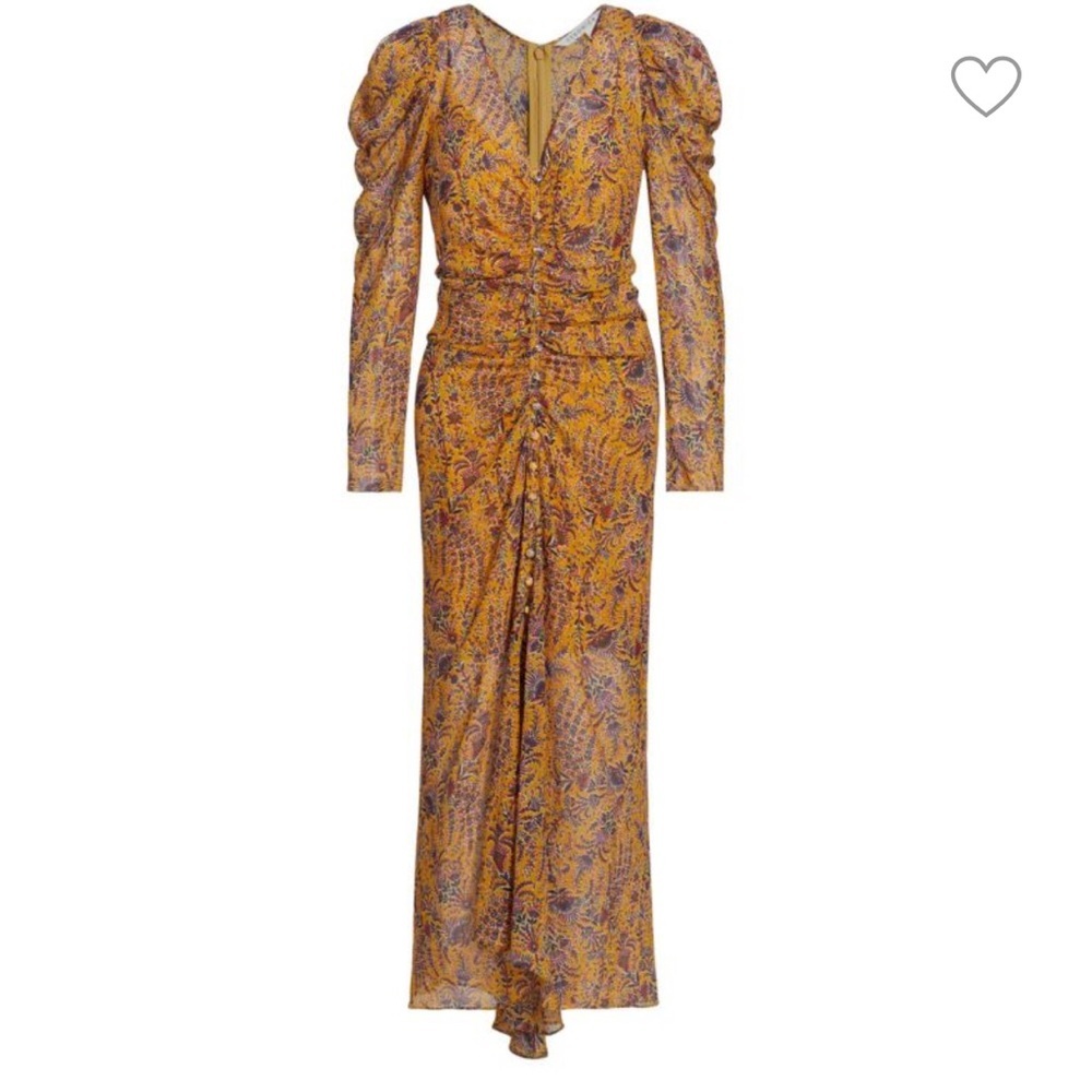 VERONICA BEARD Ferrara Floral Silk Maxi Dress size 2 NWT